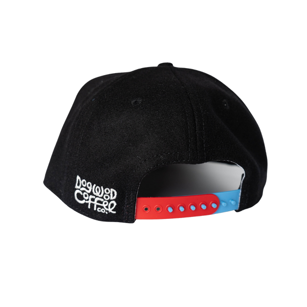 Black Poodle Wool Ballcap